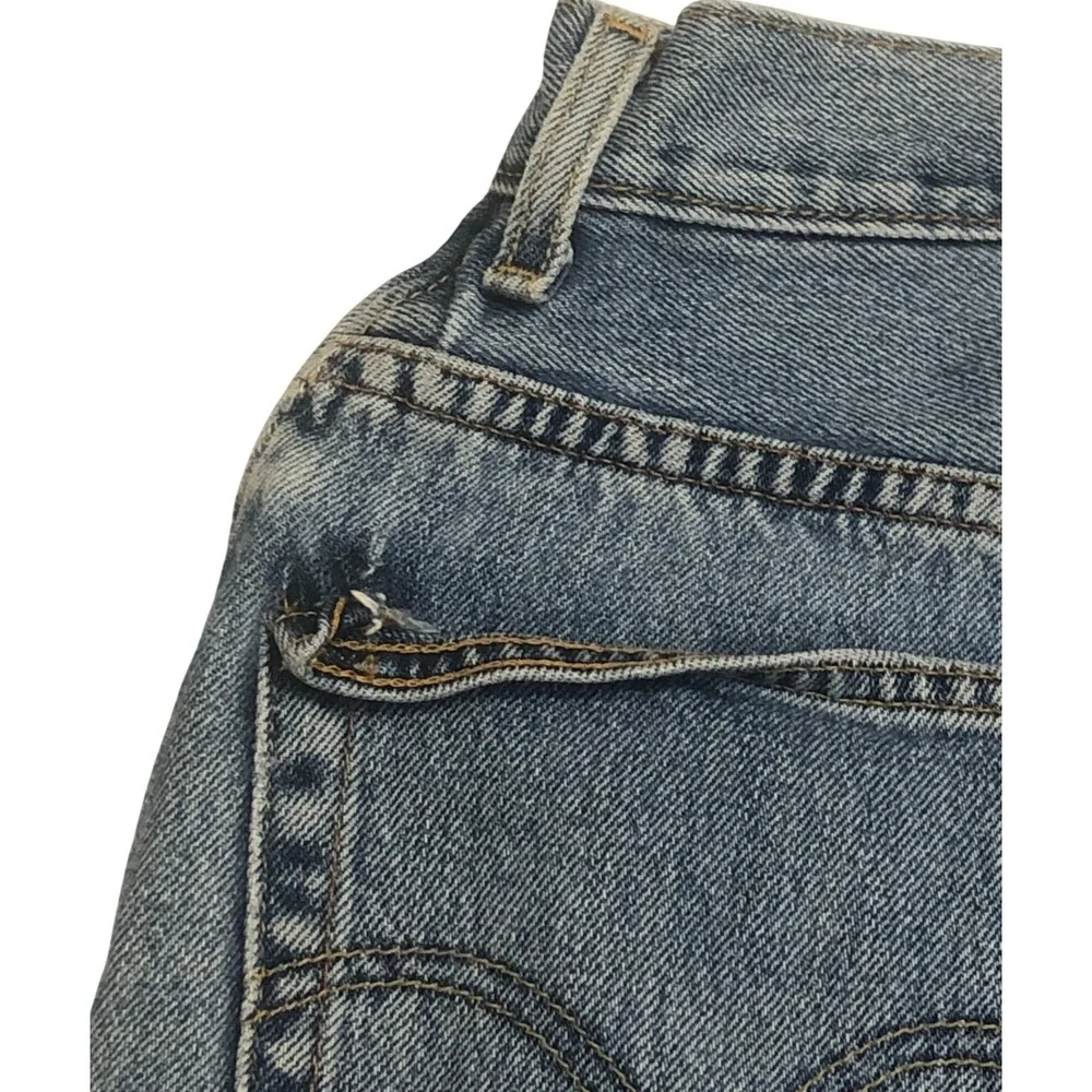 Levis 505 Regular Fit Mens Blue Jeans 36x30 Medium Wash Straight Leg Denim